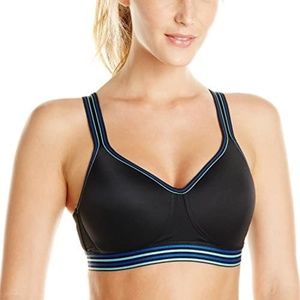 NEW SIZE 34D PADDED NON WIRED WIRE FREE SPORTS BRA